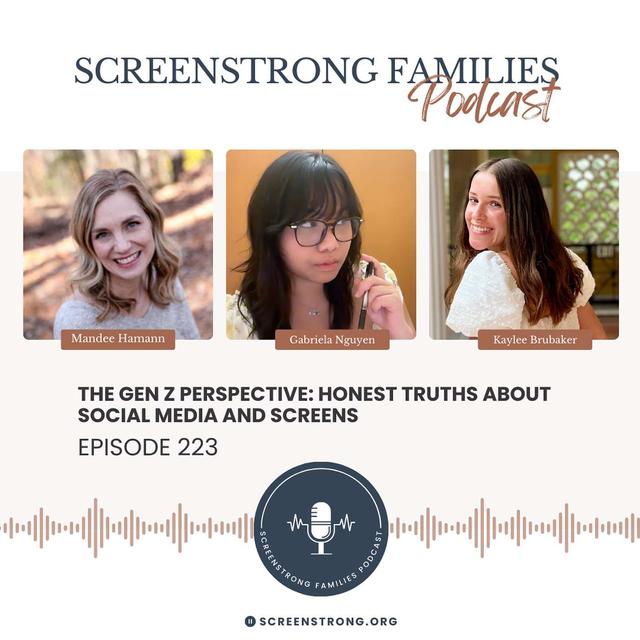 The Gen Z Perspective: Honest Truths About Social Media and Screens (#223) - podcast episode cover