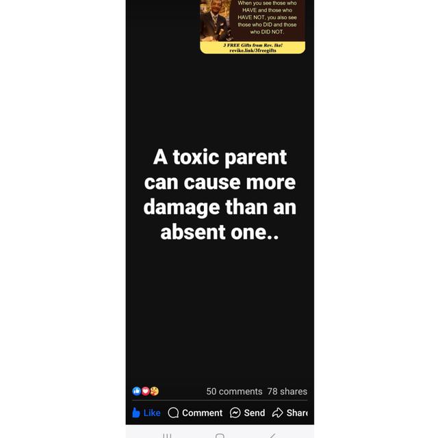 Toxic Parent vs Absent Parent - podcast episode cover