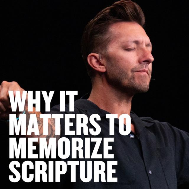 Why It Matters to Memorize Scripture - podcast episode cover