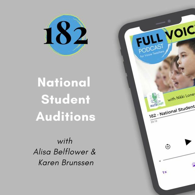 FVPC #182 National Student Auditions with Alisa Belflower & Karen Brunssen - podcast episode cover