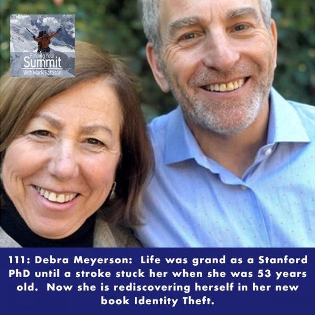 Debra Meyerson, PhD: Retired Tenured Professor at Stanford University and Author, has not only overcome a stroke that attacked the right sid - podcast episode cover