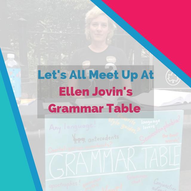 New York Language Stories At Ellen Jovin's Grammar Table - podcast episode cover