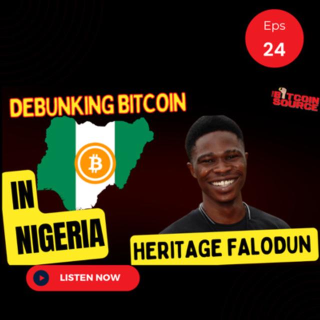 Debunking Bitcoin in Nigeria-Heritage Falodun - podcast episode cover