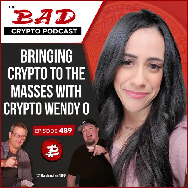 Bringing Crypto to the Masses with Crypto Wendy O - podcast episode cover