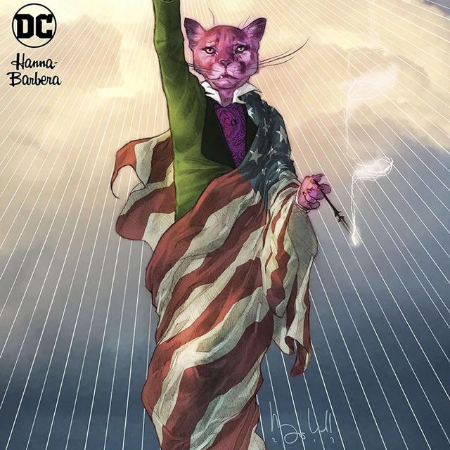 What if Snagglepuss (the Hanna Barbera cartoon lion) was gay (& also an iconic American playwright)? From DC Comics Exit Stage Left: The Snagglepuss Chronicles - podcast episode cover