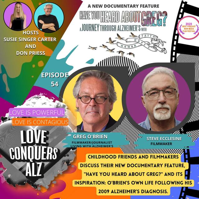 GREG O'BRIEN & STEVE ECCLESINE - "HAVE YOU HEARD ABOUT GREG?" ALZHEIMER'S DOCUMENTARY - podcast episode cover