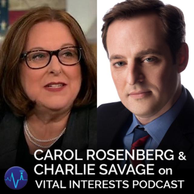 The Guantanamo Docket: New York Times Journalists Carol Rosenberg and Charlie Savage on Keeping a Record of Guantanamo - podcast episode cover