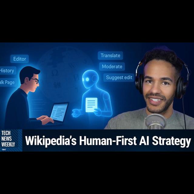TNW 385: Wikipedia's AI Strategy Explained - Wikimedia Foundation's Leila Zia on Human-Centered AI - podcast episode cover