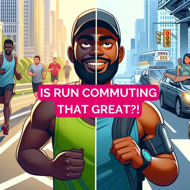 Three reasons why run commuting is better than bicycle commuting - podcast episode cover
