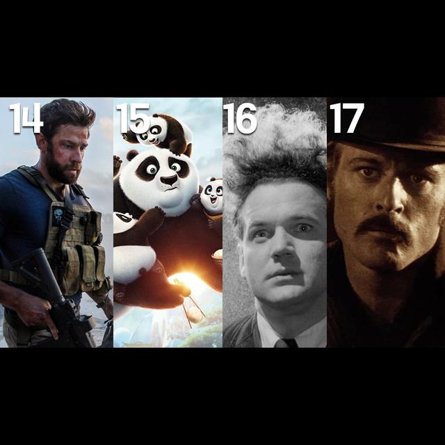 14: 13 Hours | 15: Kung Fu Panda 3 | 16: Eraserhead | 17: Butch Cassidy and the Sundance Kid - podcast episode cover