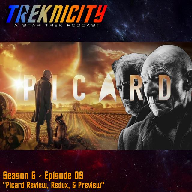 Treknicity - Season 06 - Episode 09 - "Picard Review, Redux, & Preview" - podcast episode cover