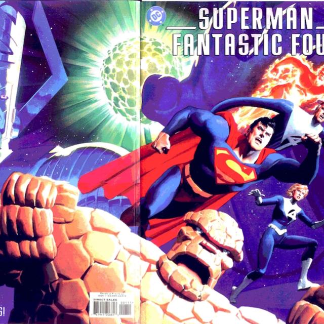 What if Superman and the Fantastic Four teamed up to fight Galactus? From Marvel & DC Comics Superman / Fantastic Four #1 - podcast episode cover