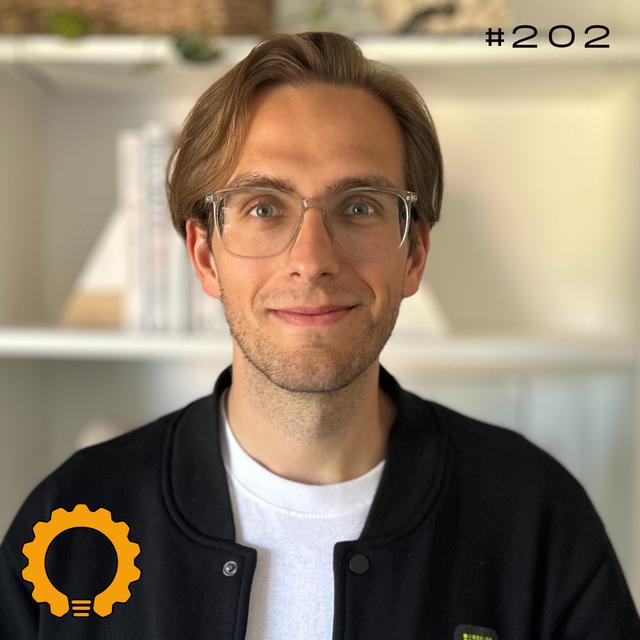 #202 Indie-Hacking, Build in Public & der Traum vom eigenen Produkt mit Sebastian Röhl - podcast episode cover