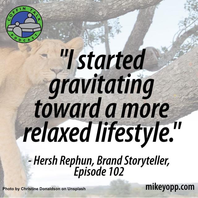 #102 - A Brand Storyteller - Hersh Rephun - "Positronics" - podcast episode cover