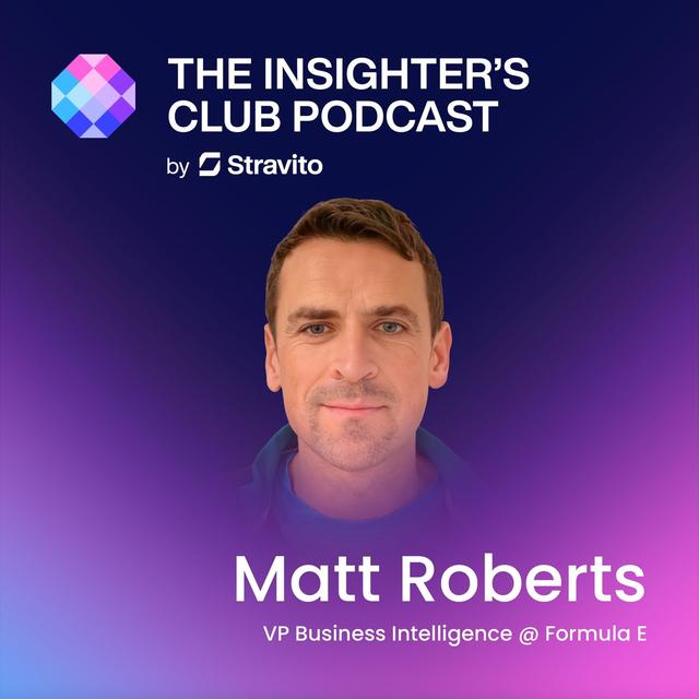 Why the Real Work Begins After the Research Ends with Matt Roberts, VP Business Intelligence at Formula E - podcast episode cover