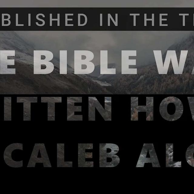 The Bible Was Written How??? A Conversation with Caleb Alons about Bible Redaction - podcast episode cover