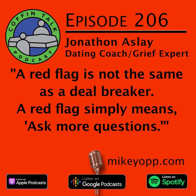 #206 - Dating Coach - Jonathon Aslay - podcast episode cover