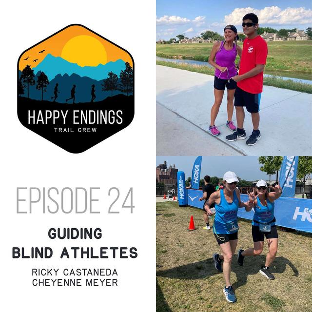 Guiding Blind Athletes with Ricky Castaneda and Cheyenne Meyer - podcast episode cover