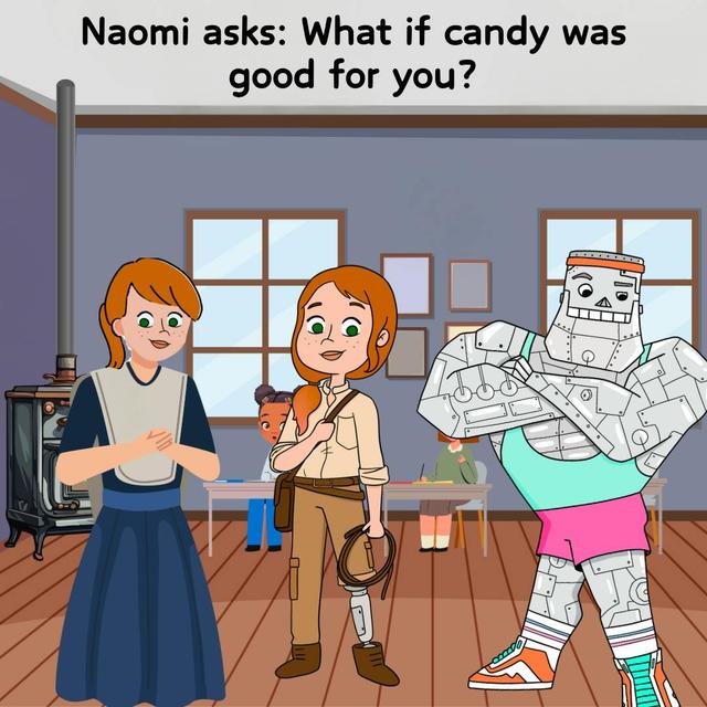 40. Naomi asks: What if candy were good for you? - podcast episode cover