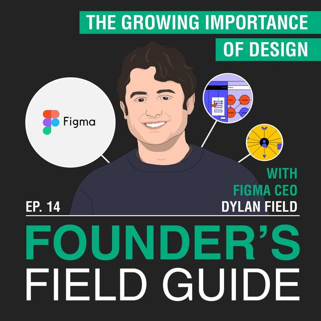 Dylan Field - The Growing Importance of Design – [Founder’s Field Guide, EP.14] - podcast episode cover