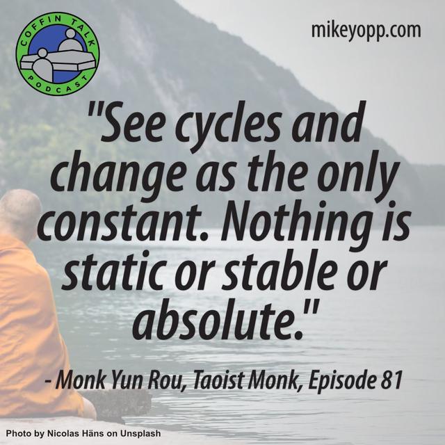 #81 - A Daoist Monk - Monk Yun Rou - "The Shallowness of Human Intelligence" - podcast episode cover
