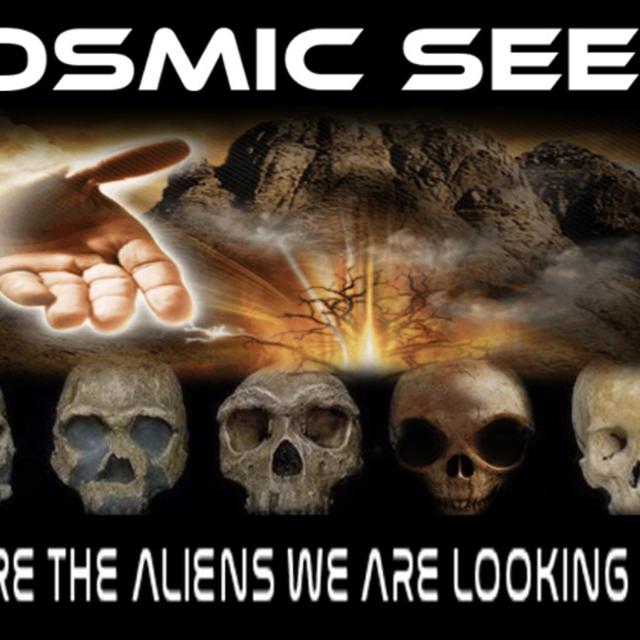 Show sample for 4/24/25: COSMIC SEEP - WE ARE THE ALIENS WE ARE LOOKING FOR W/ LILY NOVA - podcast episode cover