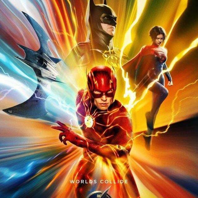 What if the DC superhero movie universes were a bowl of spaghetti? Including the return of DC film worlds lost or only imagined, Michael Keaton's Batman and our review of The Flash (2023) - podcast episode cover