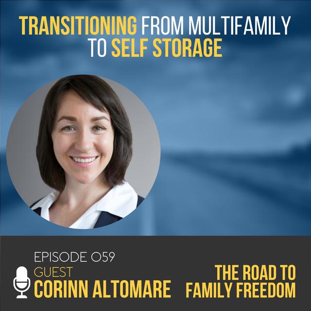 Transitioning from Multifamily to Self Storage with Corinn Altomare - podcast episode cover
