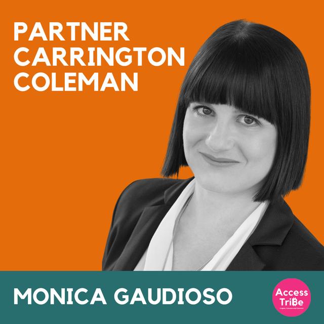 AT16 - Monica Gaudioso, Partner at Carrington Coleman - podcast episode cover