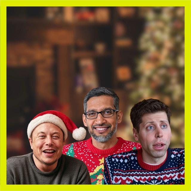 X, OpenAI et Google : guerre d'IA de Noël - podcast episode cover