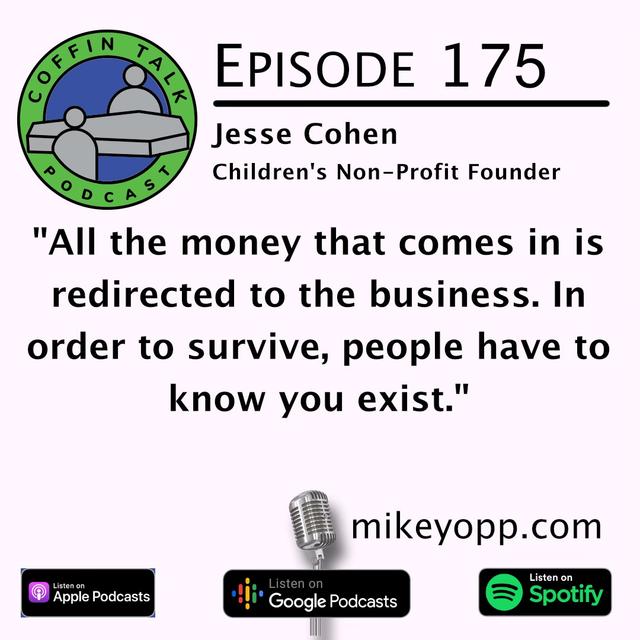 #175 - Non-Profit Founder - Jesse Cohen - podcast episode cover