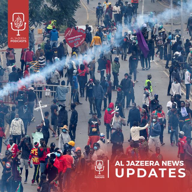 Trump's remarks at NATO, Protests in Kenya - podcast episode cover