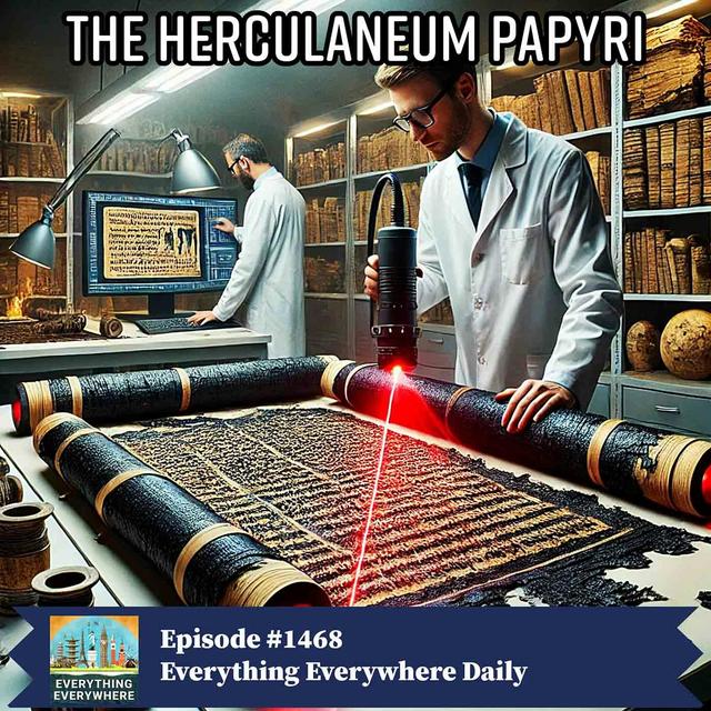 The Herculaneum Papyri - podcast episode cover