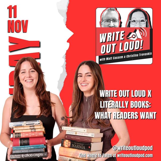 Write Out Loud x Literally Books: What Readers Want - podcast episode cover