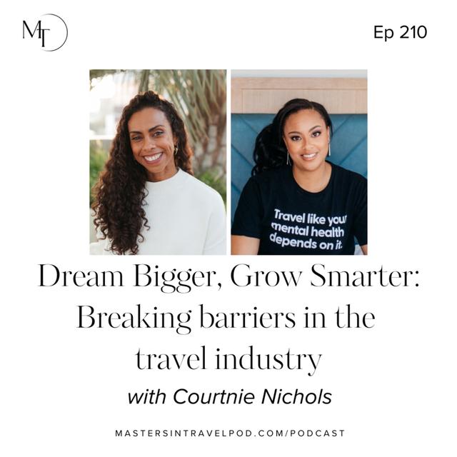 Ep 210 Dream Bigger, Grow Smarter: Breaking barriers in the travel industry - podcast episode cover