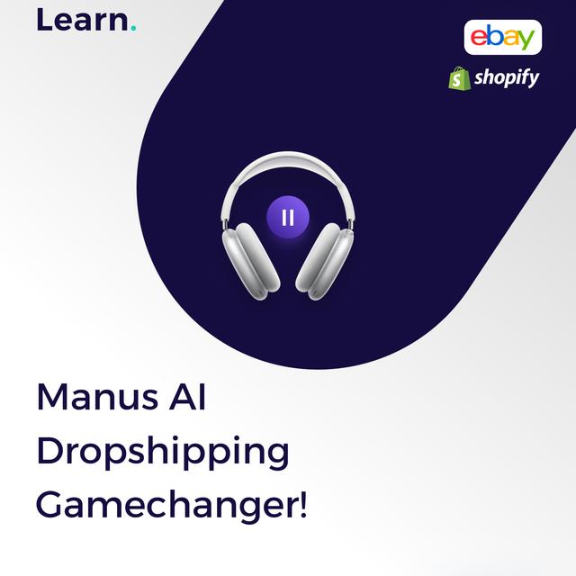 #6 Manus AI Agent will Change Dropshipping for EVER - podcast episode cover