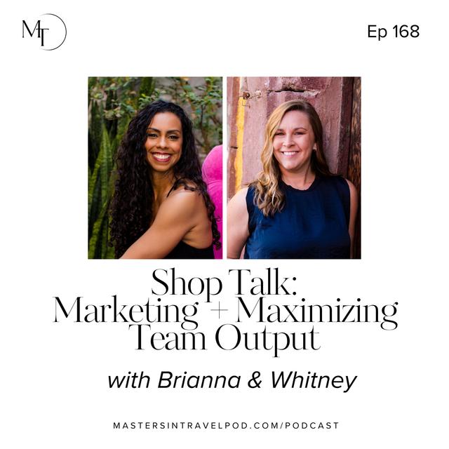 Ep 168 Shop Talk: Marketing + Maximizing Team Output - podcast episode cover