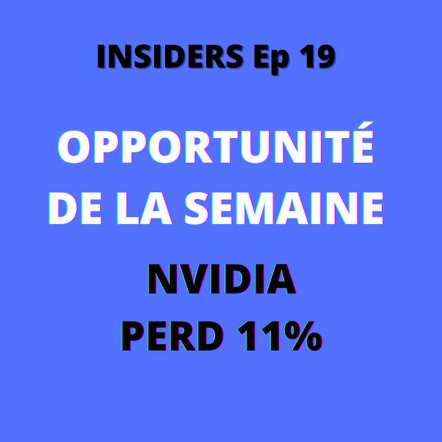 Nvidia, l'opportunité de la semaine ! - podcast episode cover