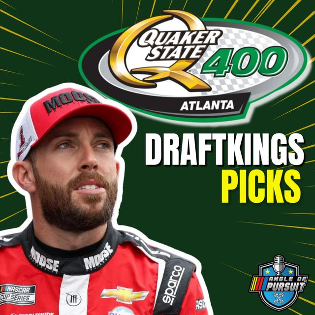 NASCAR Atlanta DFS Picks: Quaker State 400 Best DraftKings Values - podcast episode cover