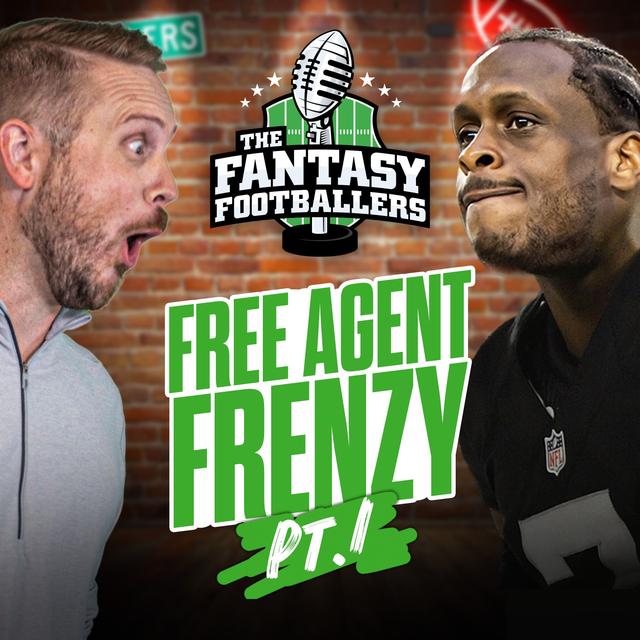 Free Agent Frenzy! + Big Trades - Fantasy Football Podcast for 3/11 - podcast episode cover