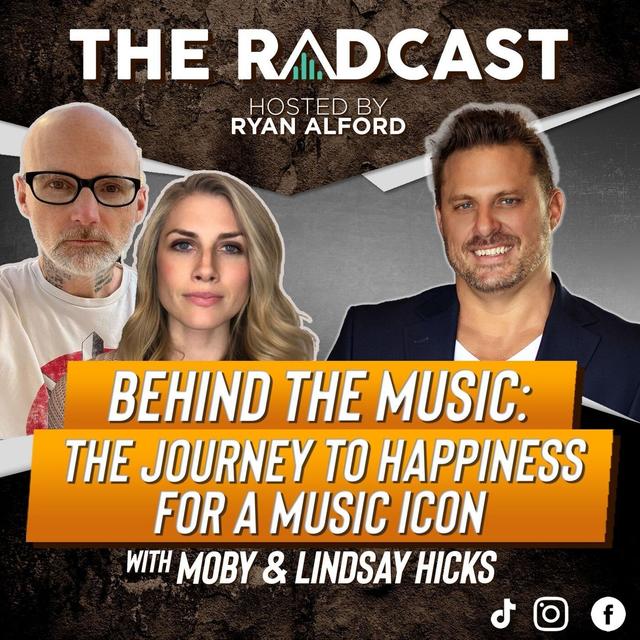 Behind the Music: The Journey to Happiness for a Music Icon with Moby & Lindsay Hicks - podcast episode cover