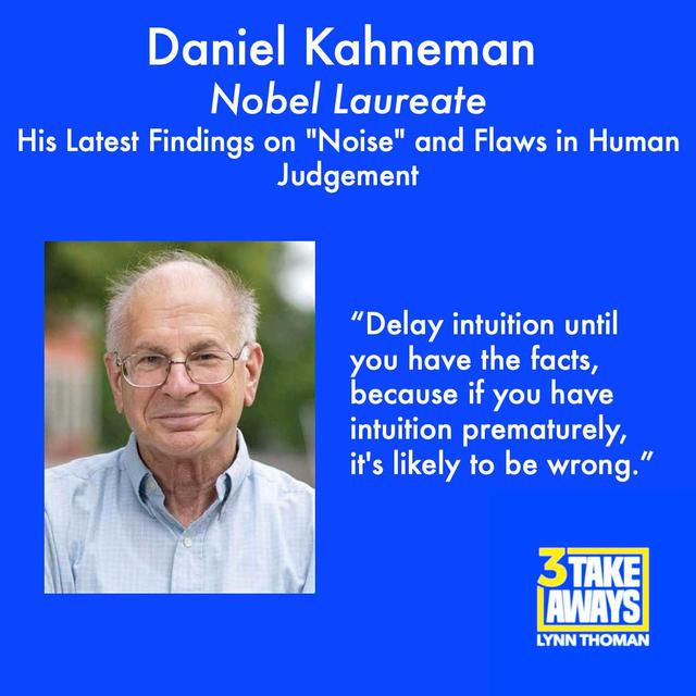 Nobel Laureate, Daniel Kahneman: His Latest Findings on "Noise" and Flaws in Human Judgement (#27) - podcast episode cover
