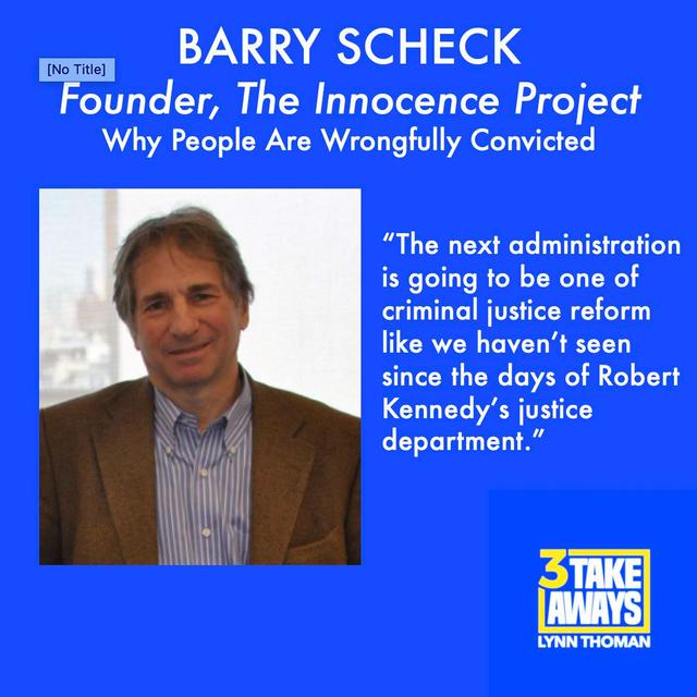 Founder of the Innocence Project, Barry Scheck: Why People Are Wrongfully Convicted and What We Can Do About It (#1) - podcast episode cover