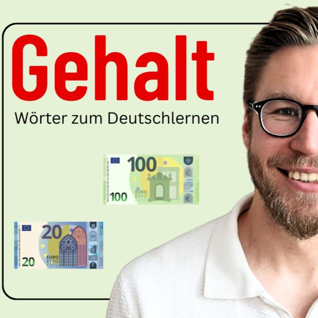 #182 - Übers Gehalt sprechen | Deutsch lernen - podcast episode cover