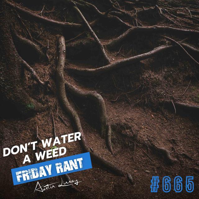 Don't water a weed | Friday Rant with Austin Linney | Construct your life #665 - podcast episode cover