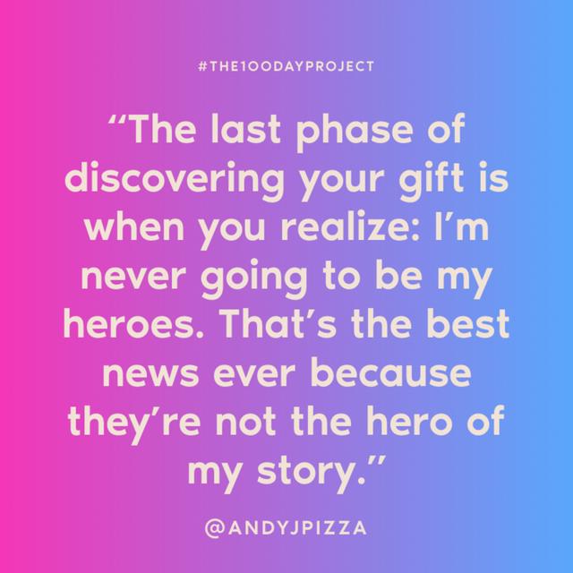#The100DayProject with Andy J. Pizza - podcast episode cover