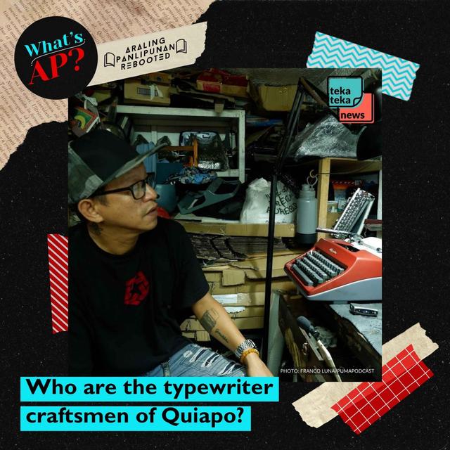 Who are the typewriter craftsmen of Quiapo? (Guest Episode) - podcast episode cover