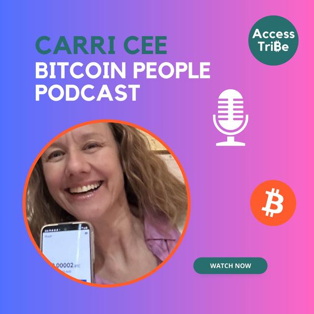 AT44 Carri Cee, Bitcoin People Podcast - podcast episode cover