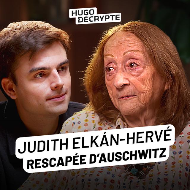Elle est rescapée de l'horreur d'Auschwitz, Judith Elkán-Hervé me raconte son histoire - podcast episode cover