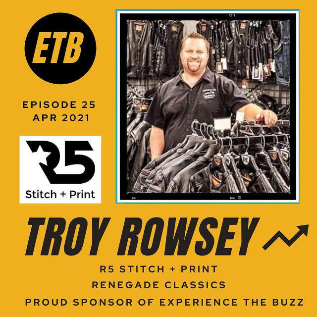 NO. 25 -- TROY ROWSEY | R5 Stitch + Print - podcast episode cover